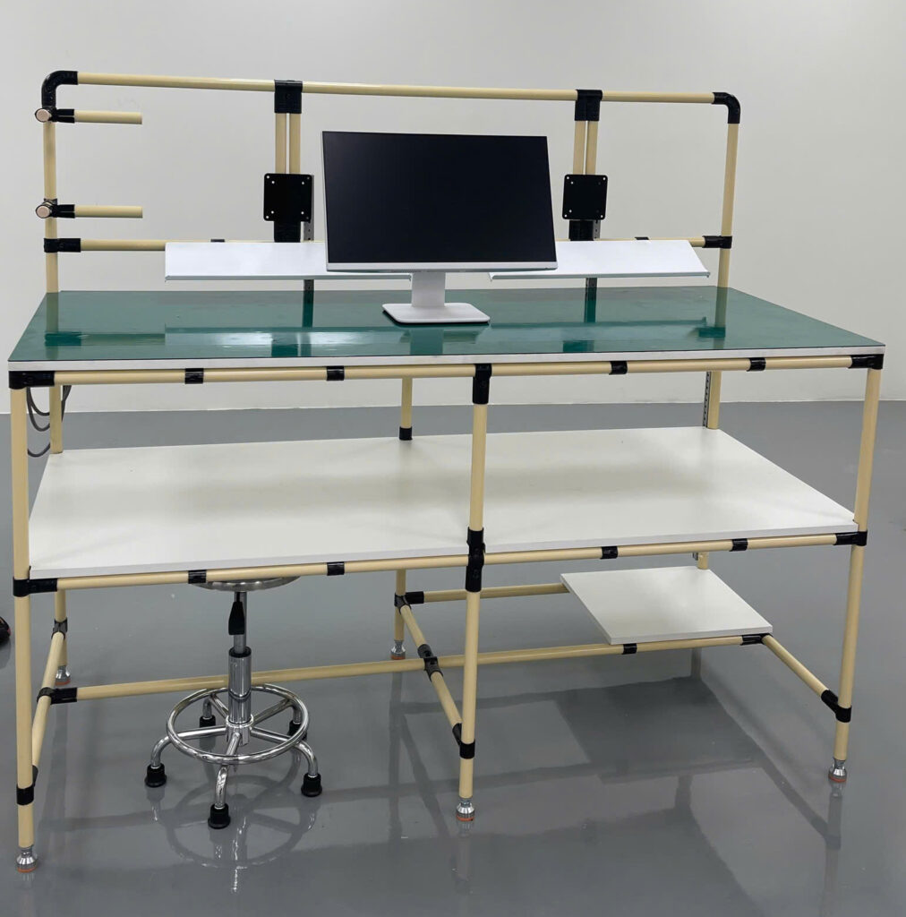 Bàn thao tác Ống thép bọc nhựa ABS ban thao tac ong ABS